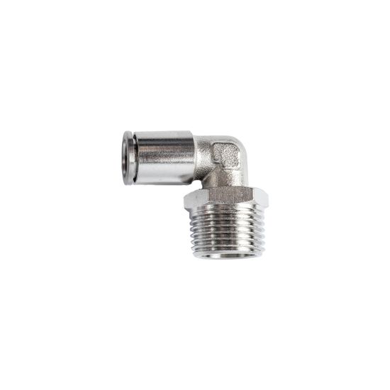 Metal Pu Fitting Elbow 10mm 1/2" M
